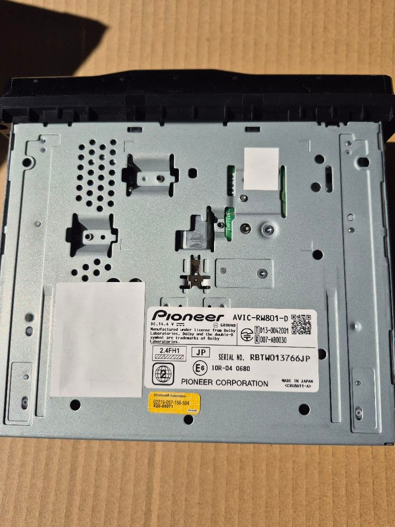 パイオニア　カロッツェリアBluetooth　AVIC RW801 ジャンク品