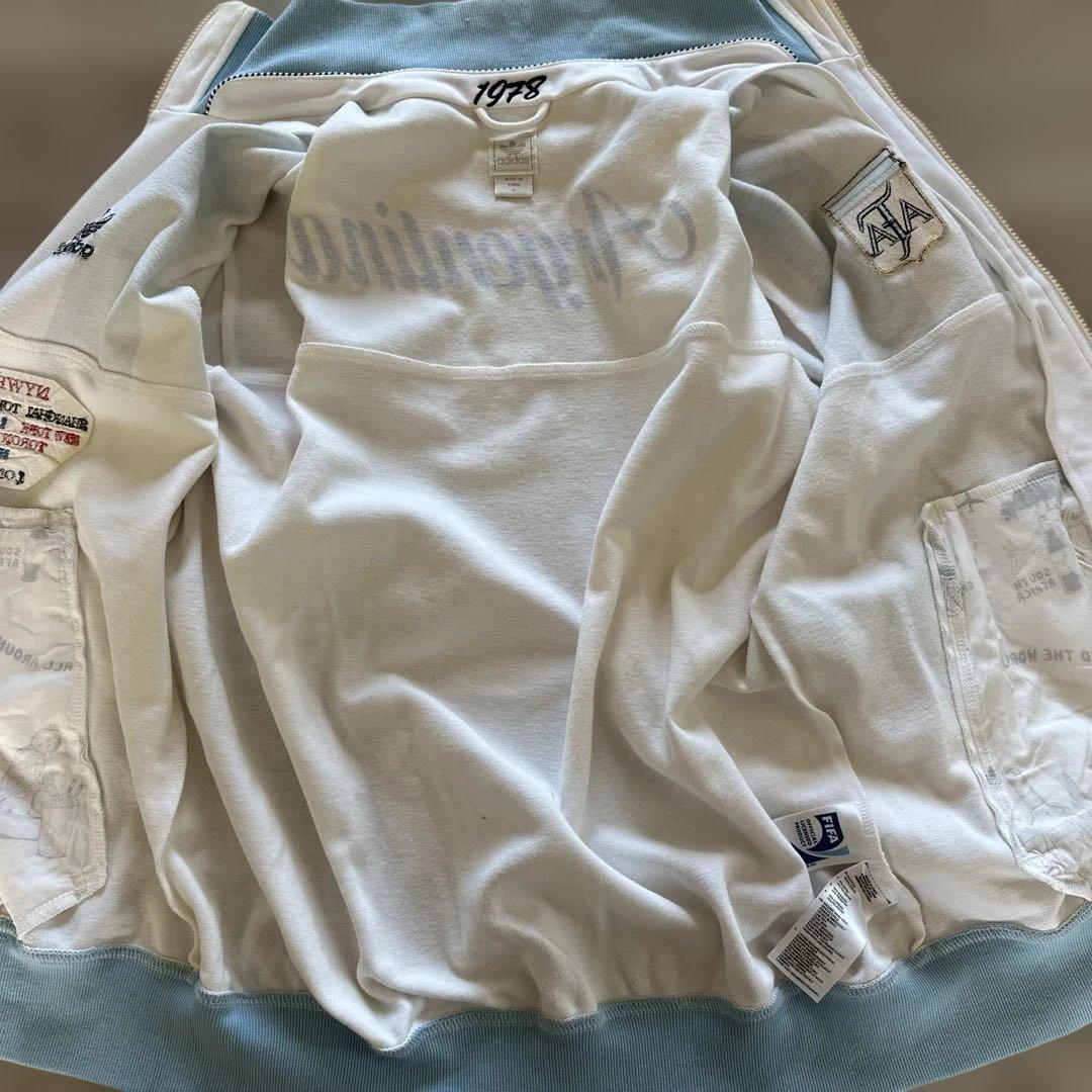 adidas アルゼンチン代表　トラックジャケット　ジャージ　L 2010製