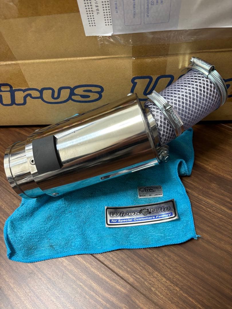 WirusWin FTR用サイレンサー型エアクリーナーKit