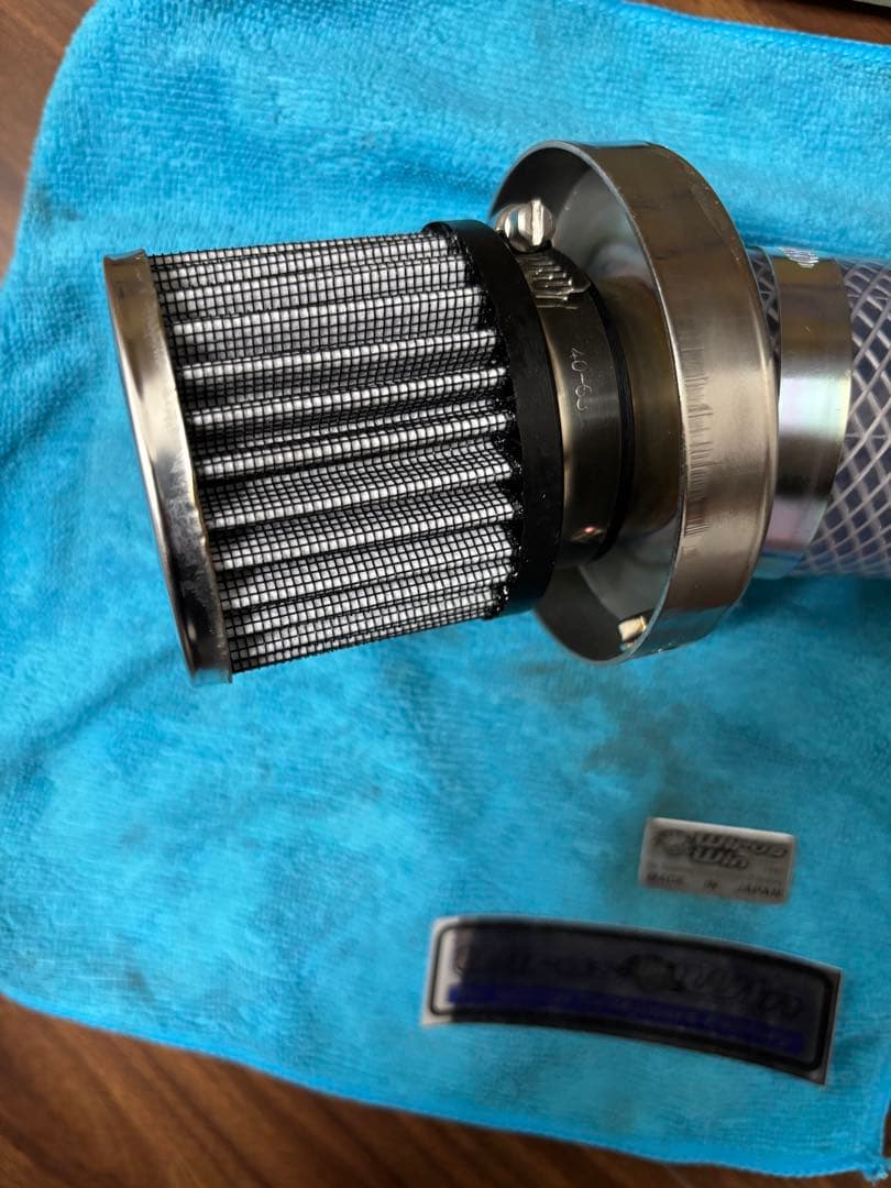 WirusWin FTR用サイレンサー型エアクリーナーKit