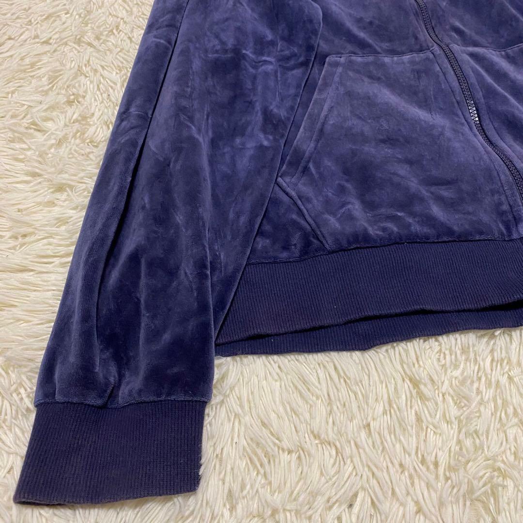 【希少◦2XL✨】PUMA ベロア Y2K ジャージ セットアップ ネイビー