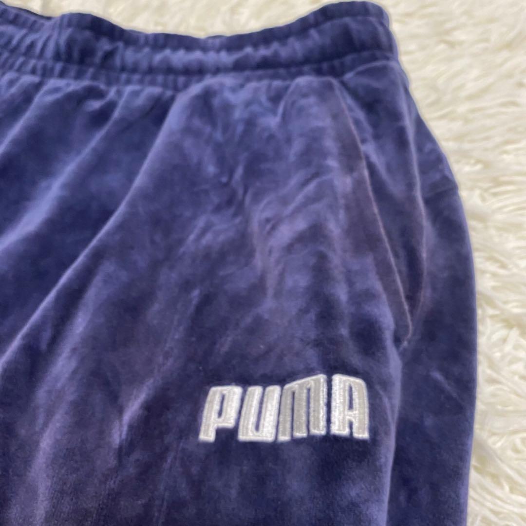 【希少◦2XL✨】PUMA ベロア Y2K ジャージ セットアップ ネイビー