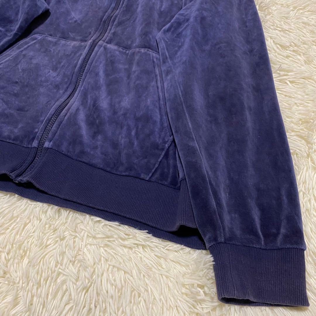 【希少◦2XL✨】PUMA ベロア Y2K ジャージ セットアップ ネイビー