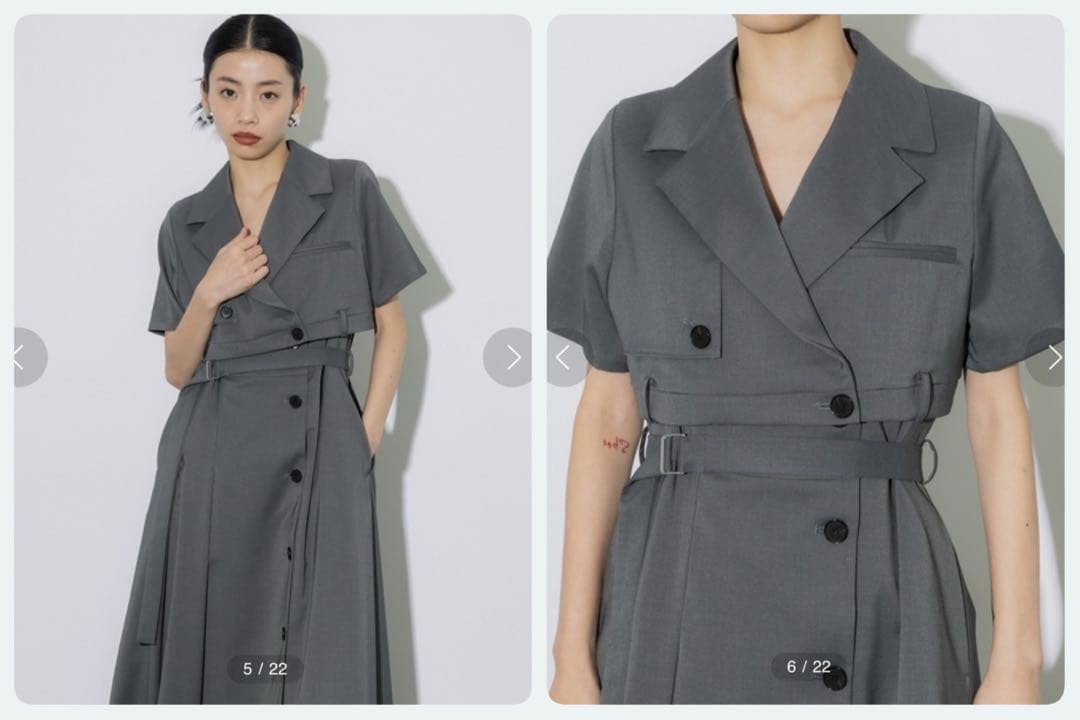 ユナイテッドトウキョウ　【3way】レイヤージャケットワンピース