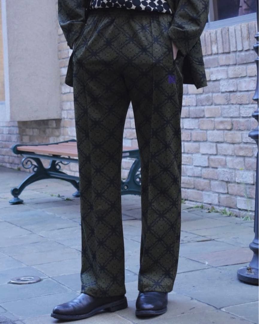 【週末価格】Track Pant - Poly Jq. - Damask