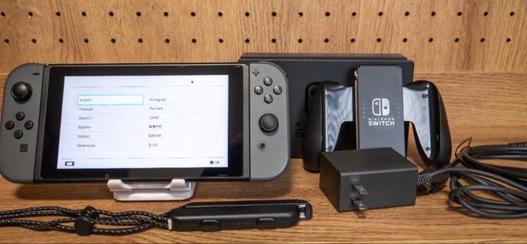 Nintendo Switch グレー コントローラー カセット付き