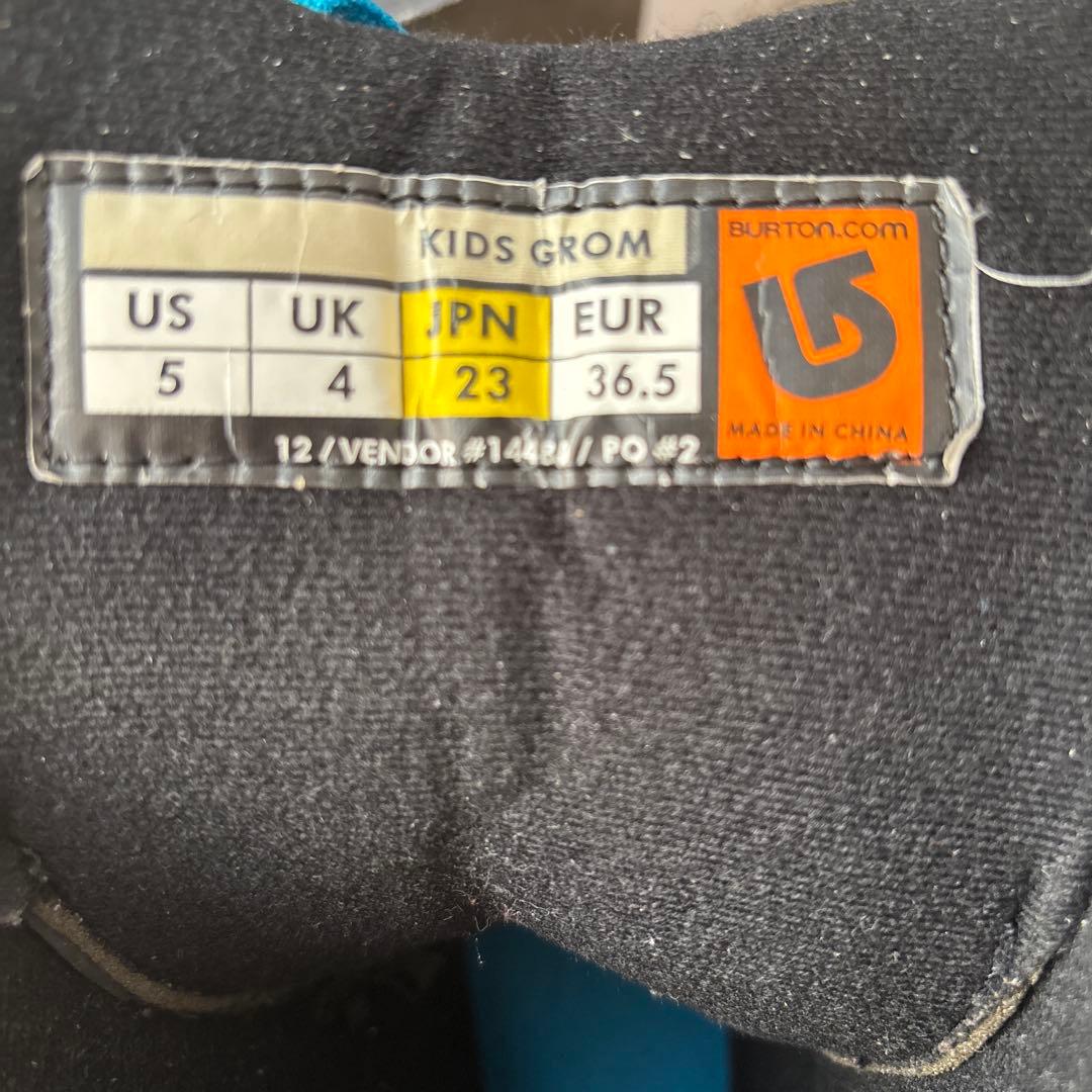 バートン子供用ブーツ BURTON GROM 23cm 箱あり