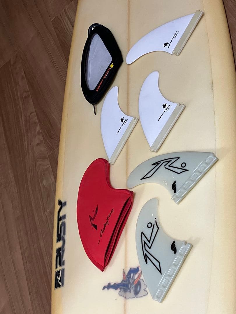 Rusty ショートボードEPS 6.0 フィンセット