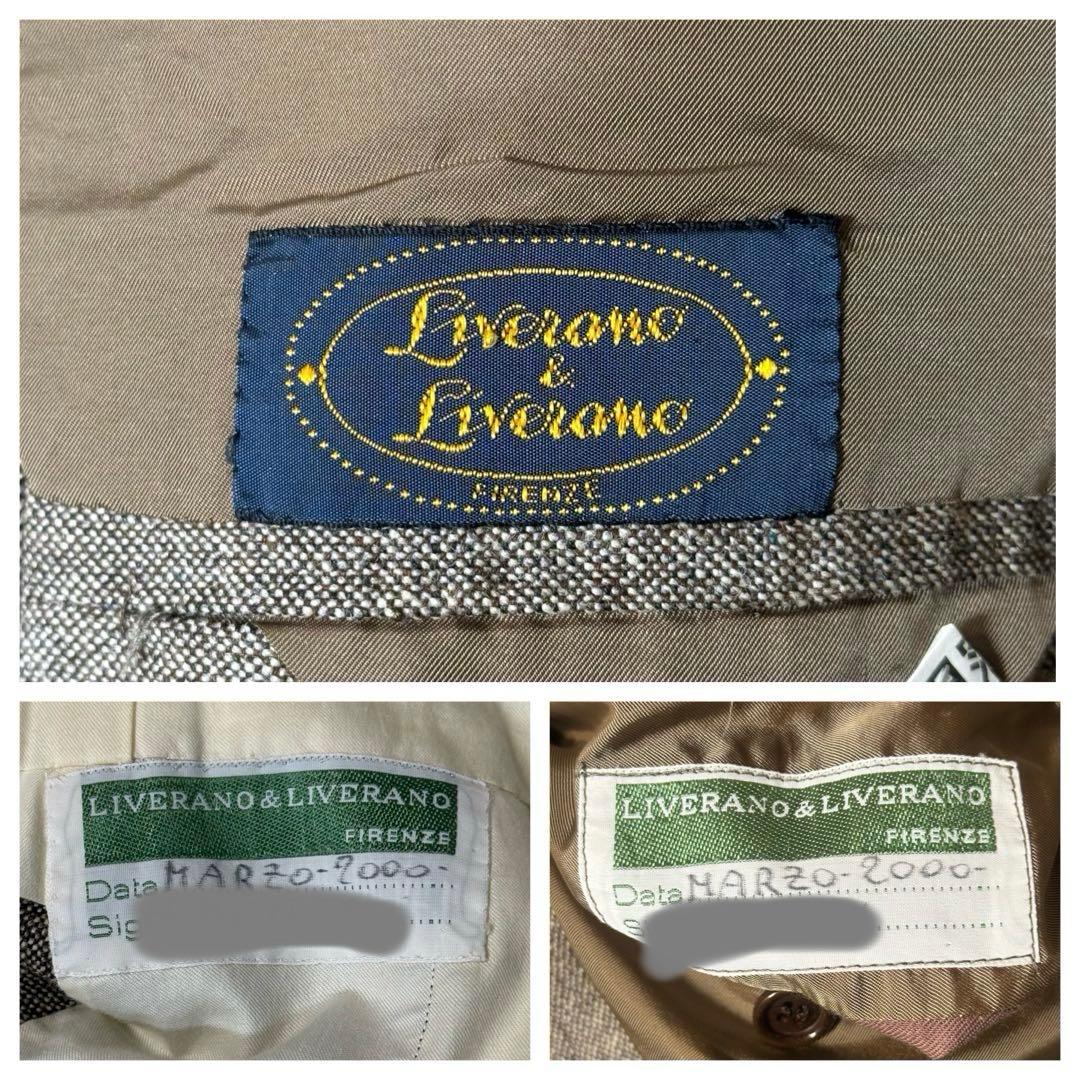 LIVERANO&LIVERANO セットアップスーツ　ブラウン　リベラーノ