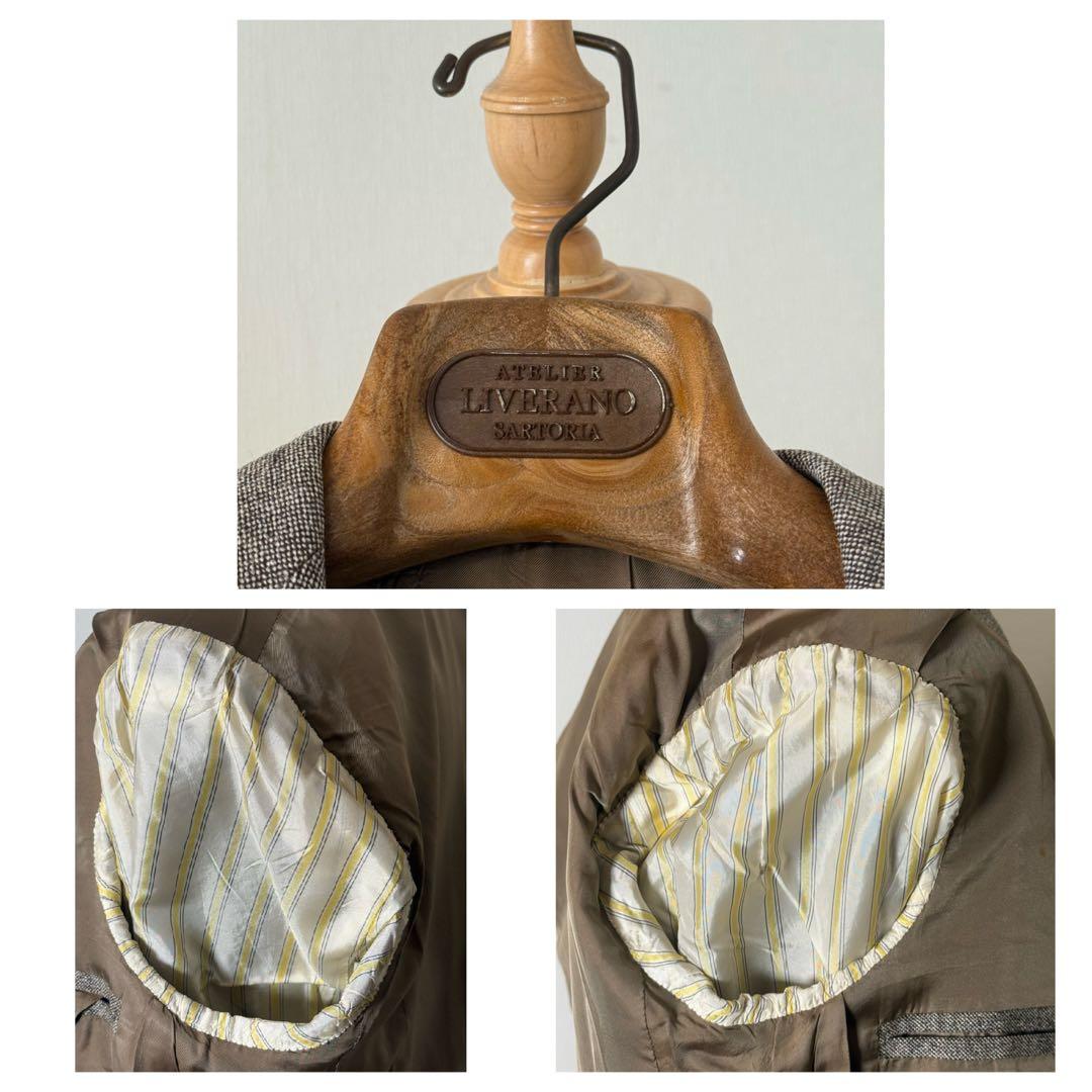 LIVERANO&LIVERANO セットアップスーツ　ブラウン　リベラーノ