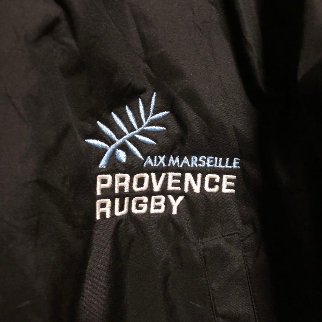 Kappa カッパ ベンチコート 刺繍 ラグビー 大学 ゆるだぼ XXXL 黒