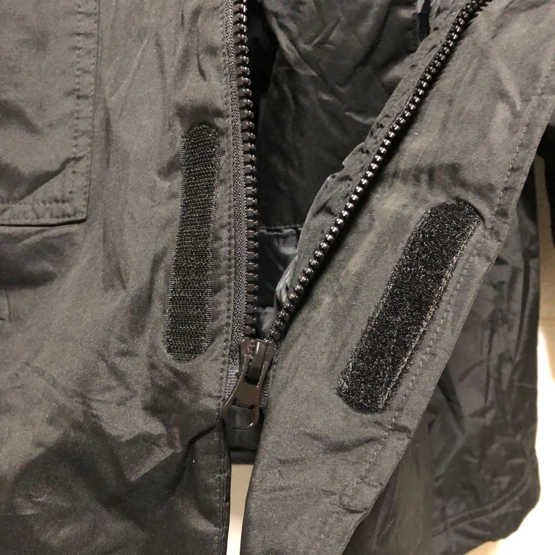 Kappa カッパ ベンチコート 刺繍 ラグビー 大学 ゆるだぼ XXXL 黒