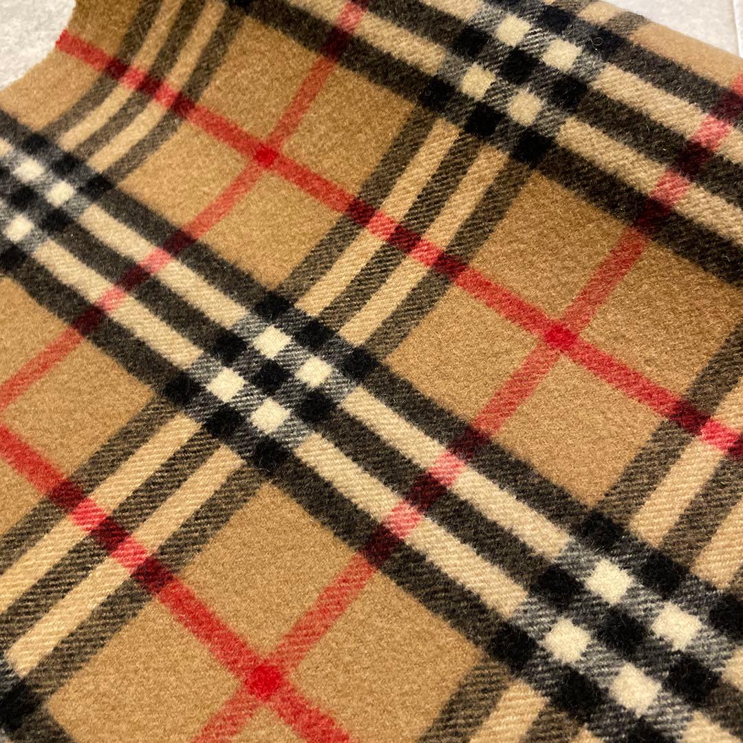 Burberry カシミア　100% ノバチェック　カマフラー　美品