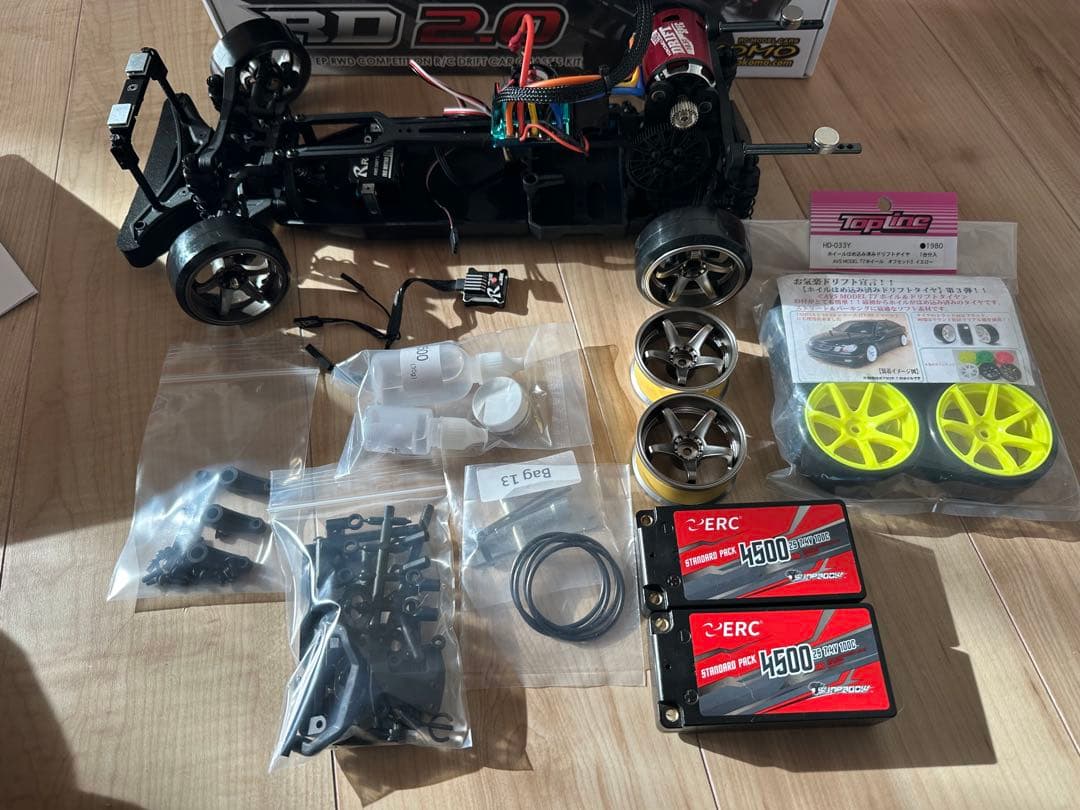 Yokomo RD 2.0 RWD ドリフトカー シャーシキット　メカ付き