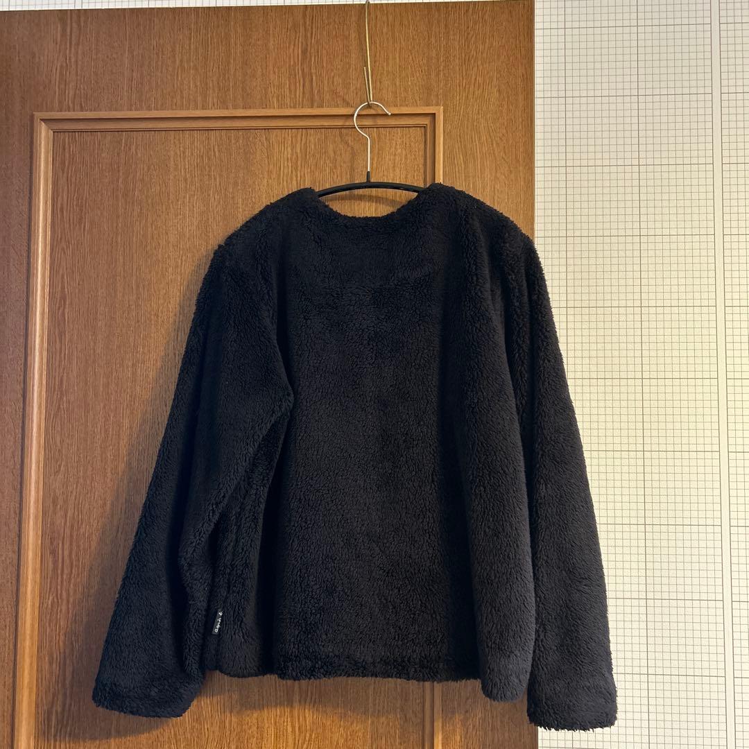 アニエスベーアダムエロペ コラボプレッションカーディガン ボア