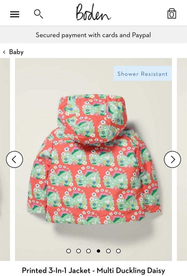 未使用 ボーデン あひる ジャケット コート 104cm