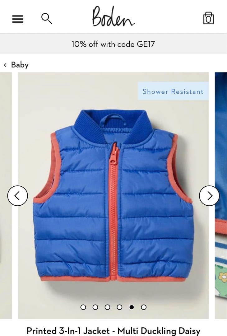 未使用 ボーデン あひる ジャケット コート 104cm