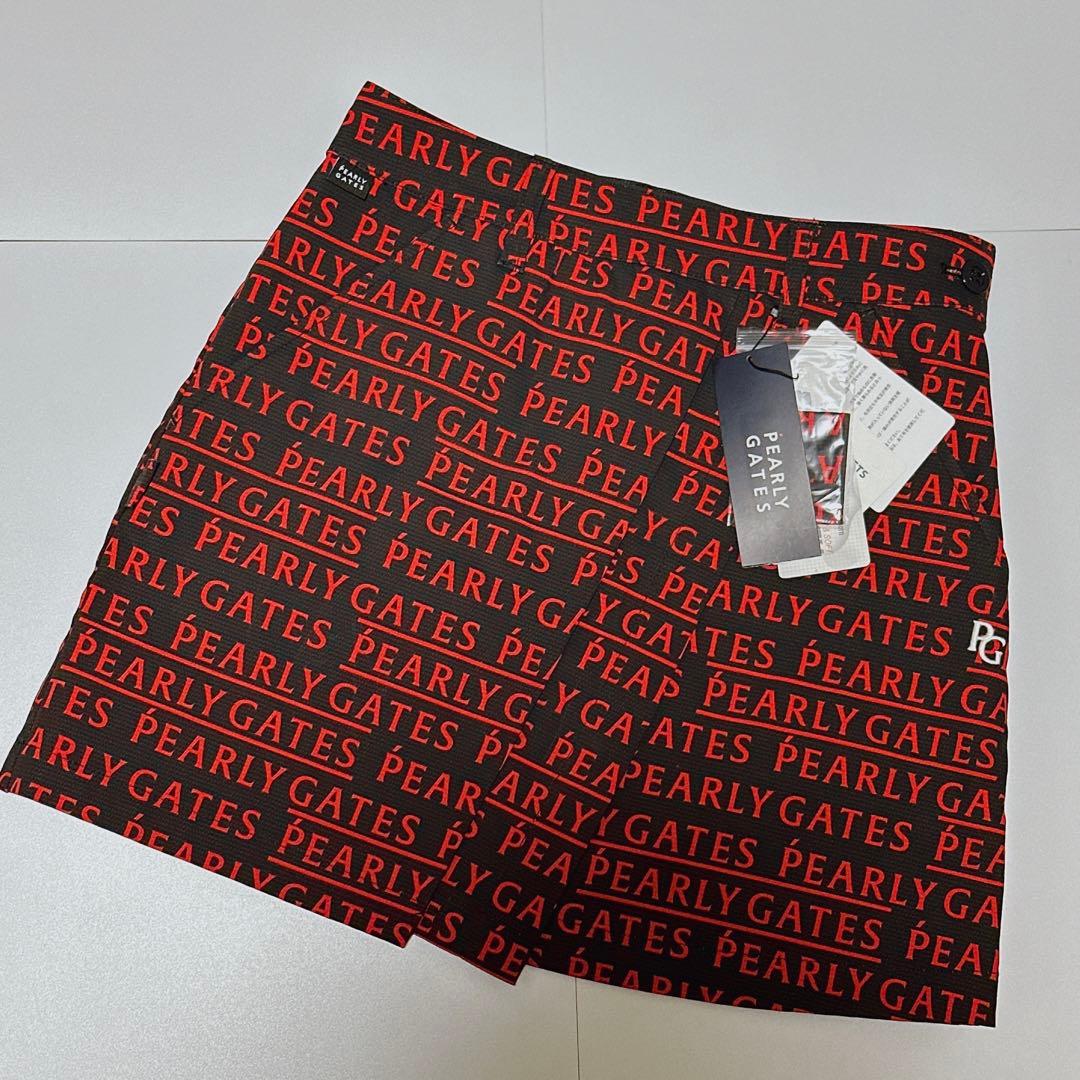 定価30800円 新品！パーリーゲイツ メゾンロゴ ラップ風スカート 00