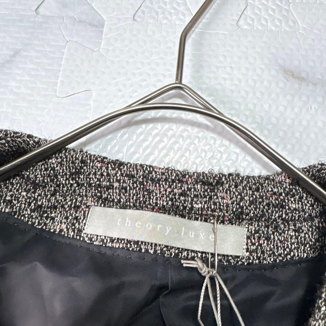 ✨未使用✨theory luxeセオリーリュクスJIHAN ノーカラージャケット
