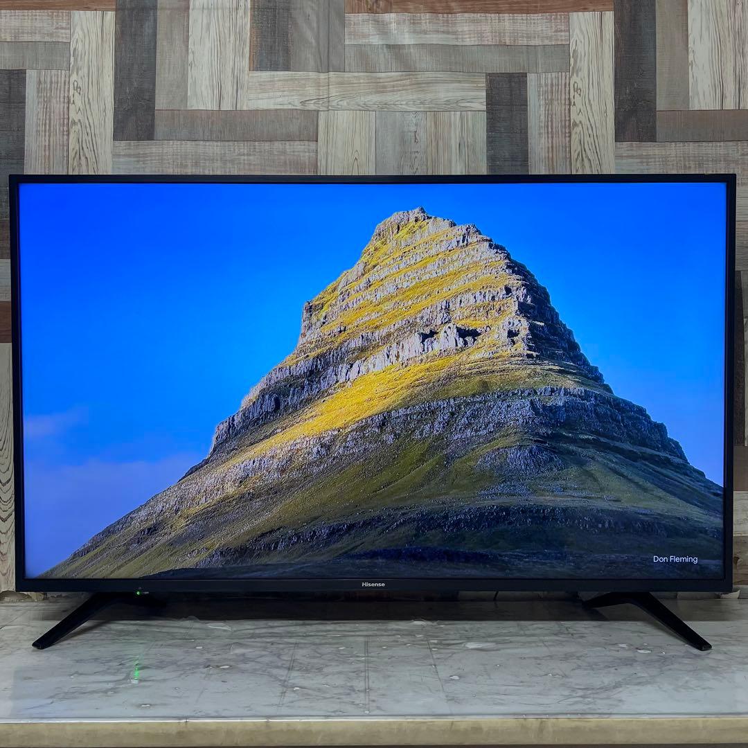 全国送料込❣️ハイセンス50型4K液晶テレビWチューナー外付けHDD録画