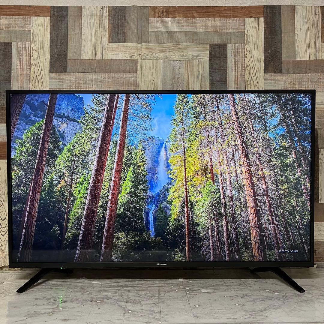 全国送料込❣️ハイセンス50型4K液晶テレビWチューナー外付けHDD録画