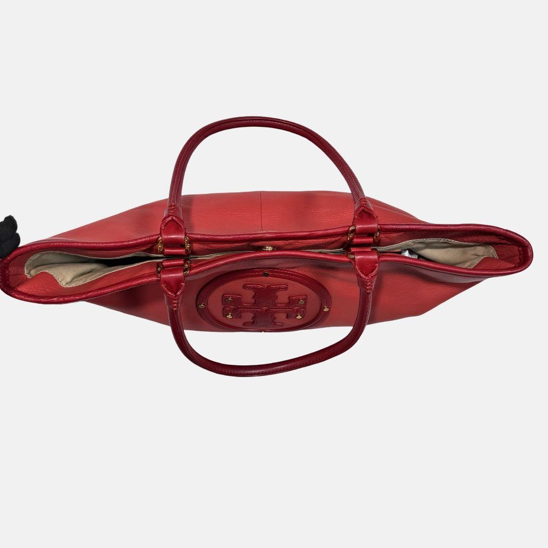 美品✨TORY BURCH トリーバーチ　デカロゴ　トートバッグ　大容量