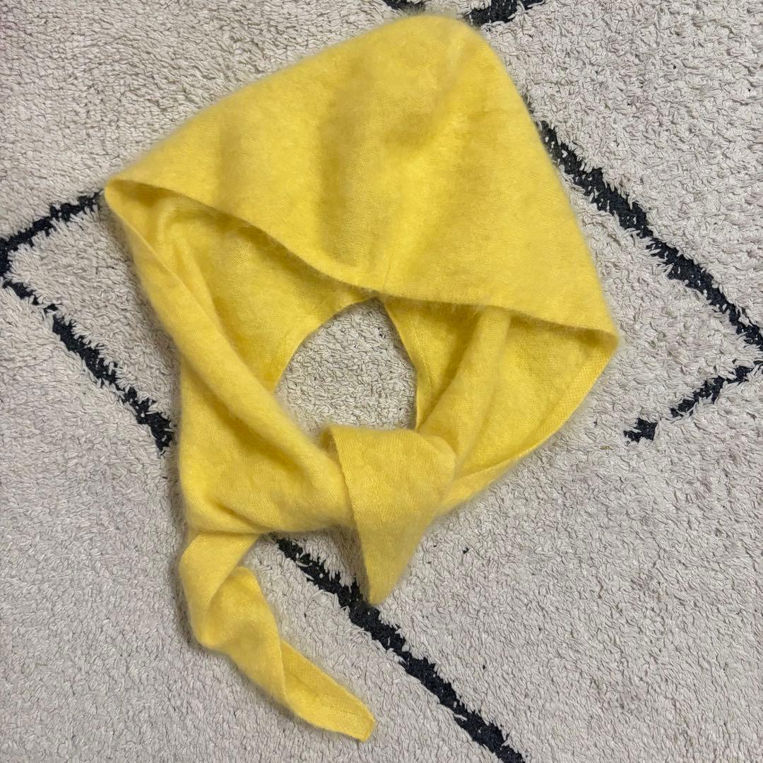 6(ROKU)カシミヤ フードストール