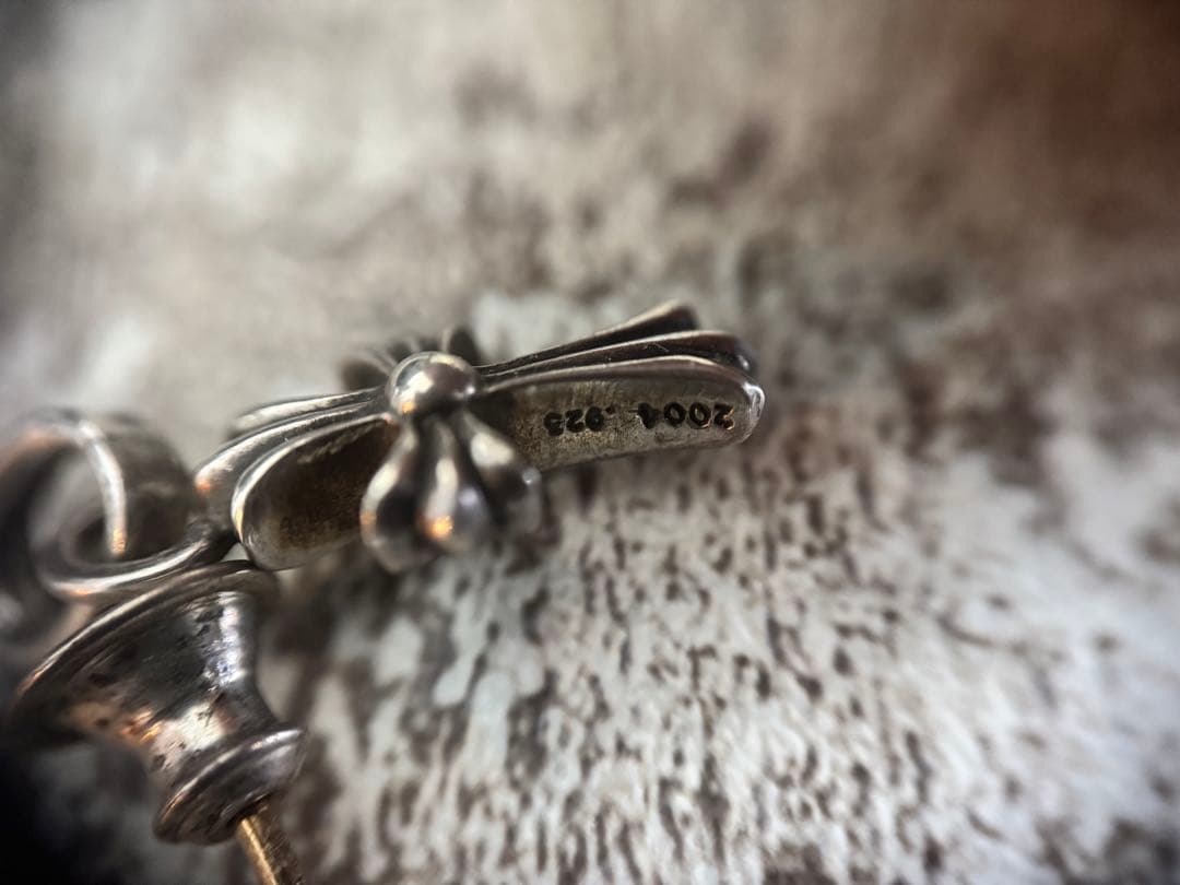 早い者勝ち！確実正規品　クロムハーツ　CHクロスベビーファットドロップイヤリング