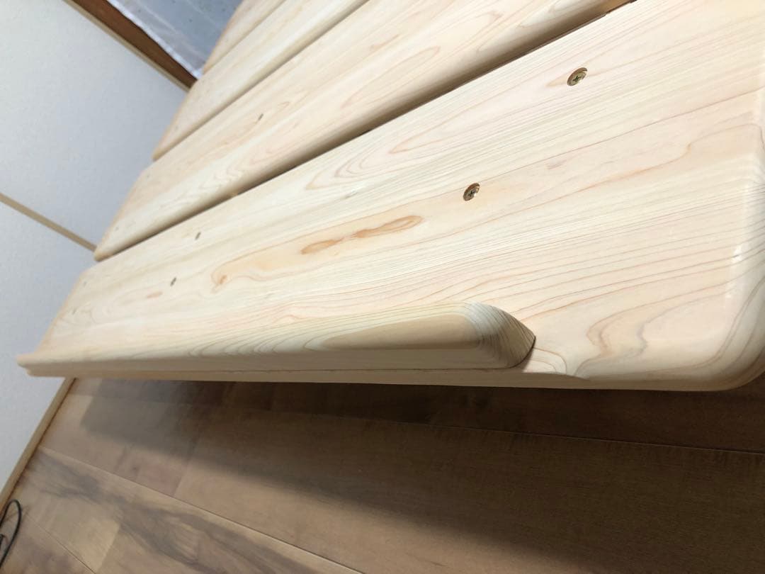 国産ひのき すのこベッド(ダブル)