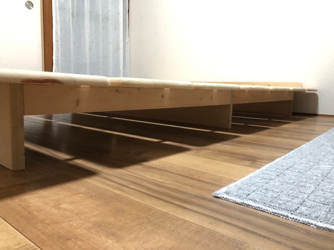 国産ひのき すのこベッド(ダブル)