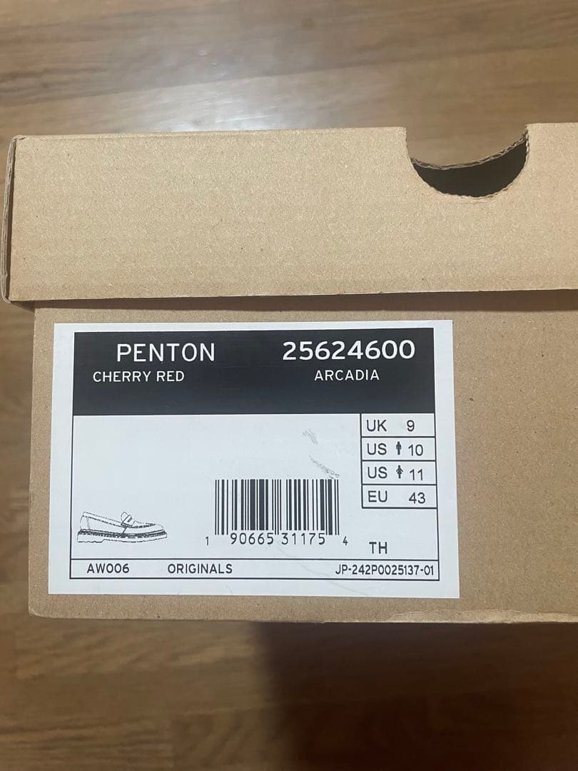 Dr. Martens PENTON ローファー CHERRY RED 値下げ❗️