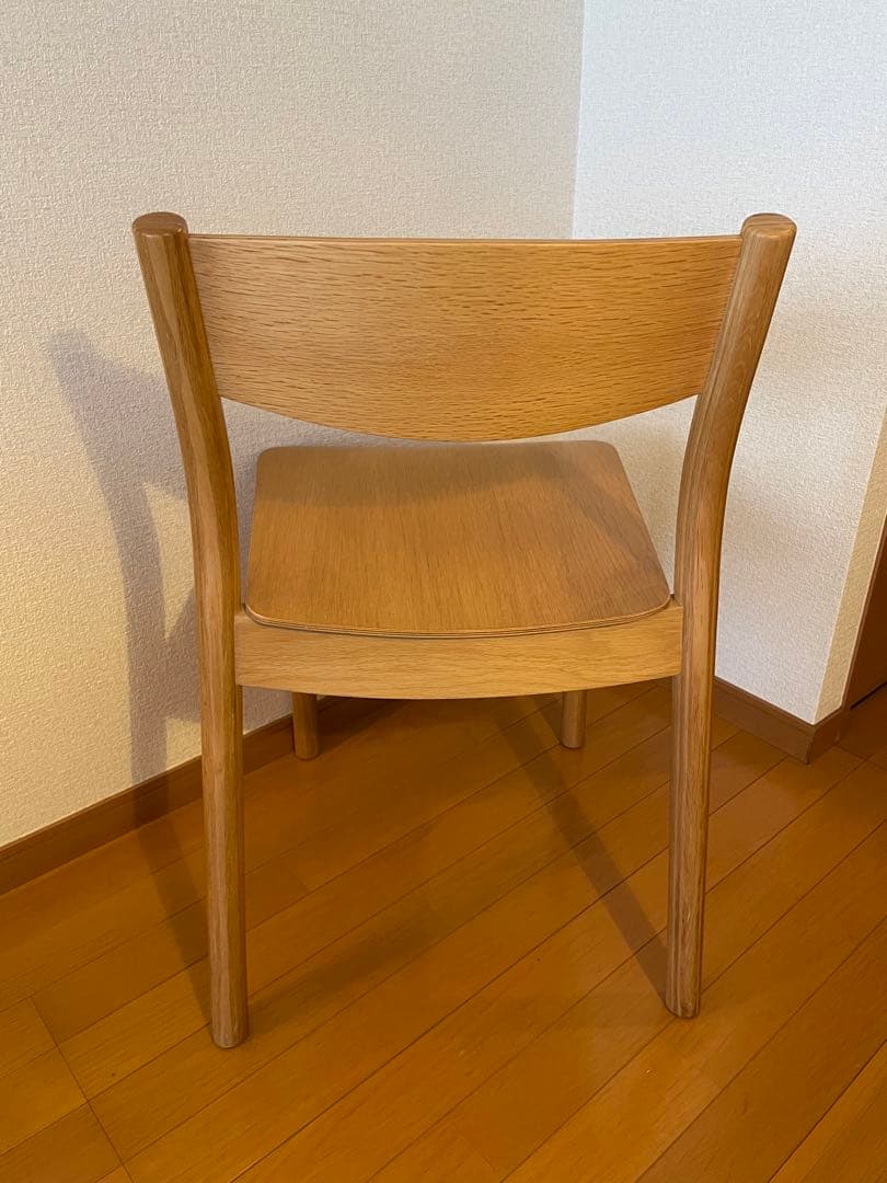 無印良品　オーク材ダイニングチェア