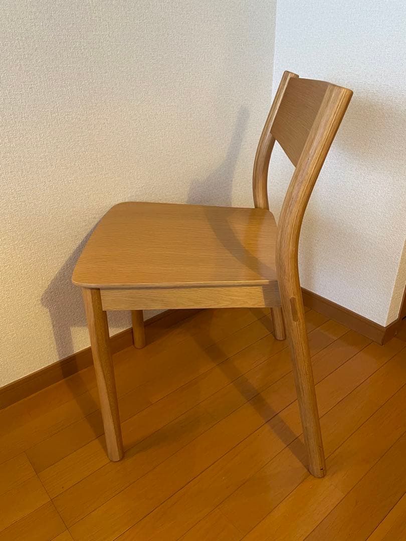 無印良品　オーク材ダイニングチェア