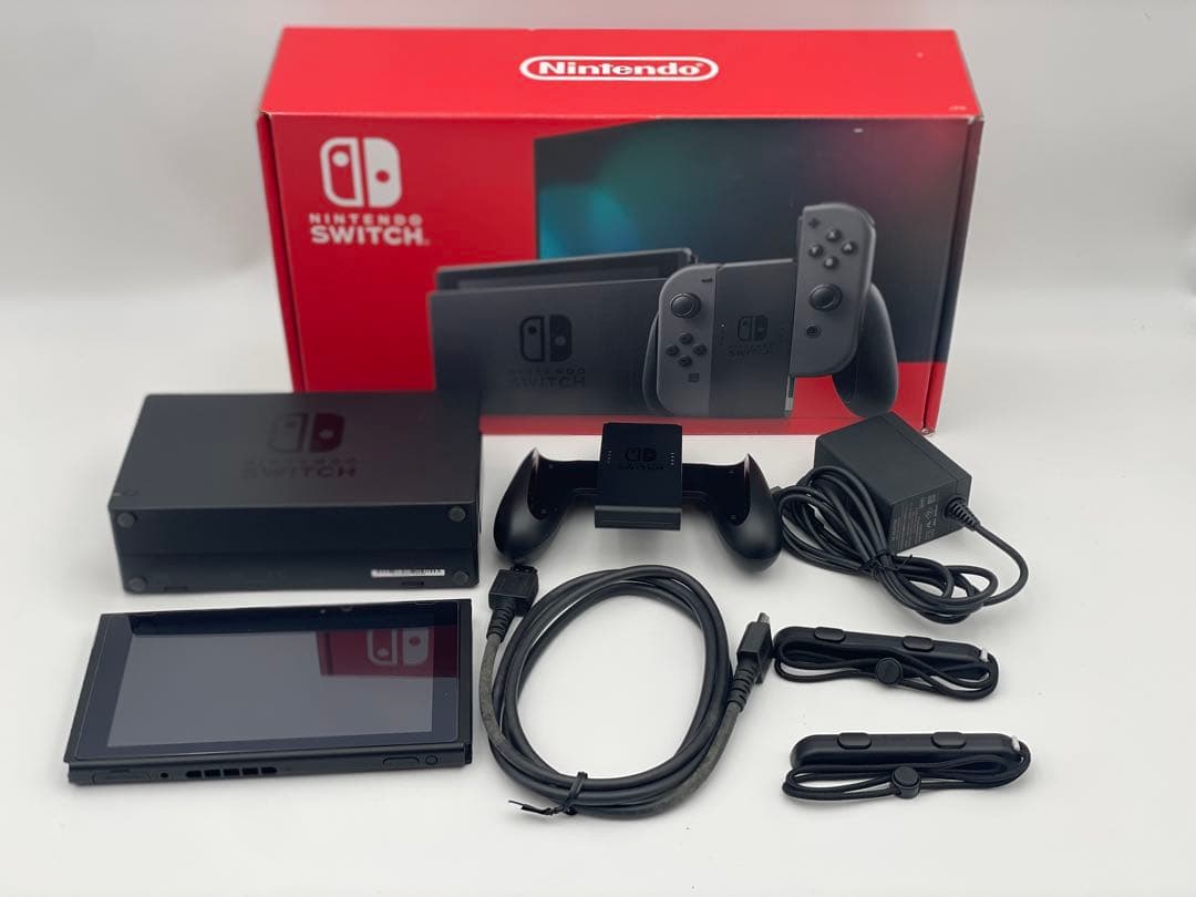 【極美品】Nintendo Switchバッテリー強化版 グレー