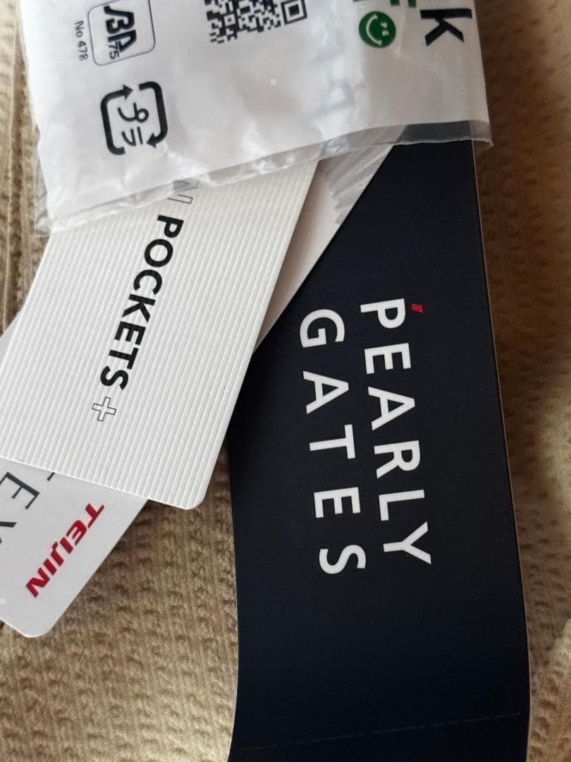 パーリーゲイツ ポリエステルサッカーストレッチパンツ サイズ0 新品