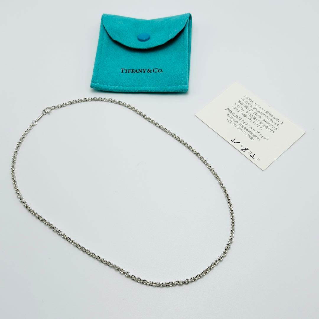 Tiffany チェーンネックレス　2mm幅　太め　シルバー　Ag925