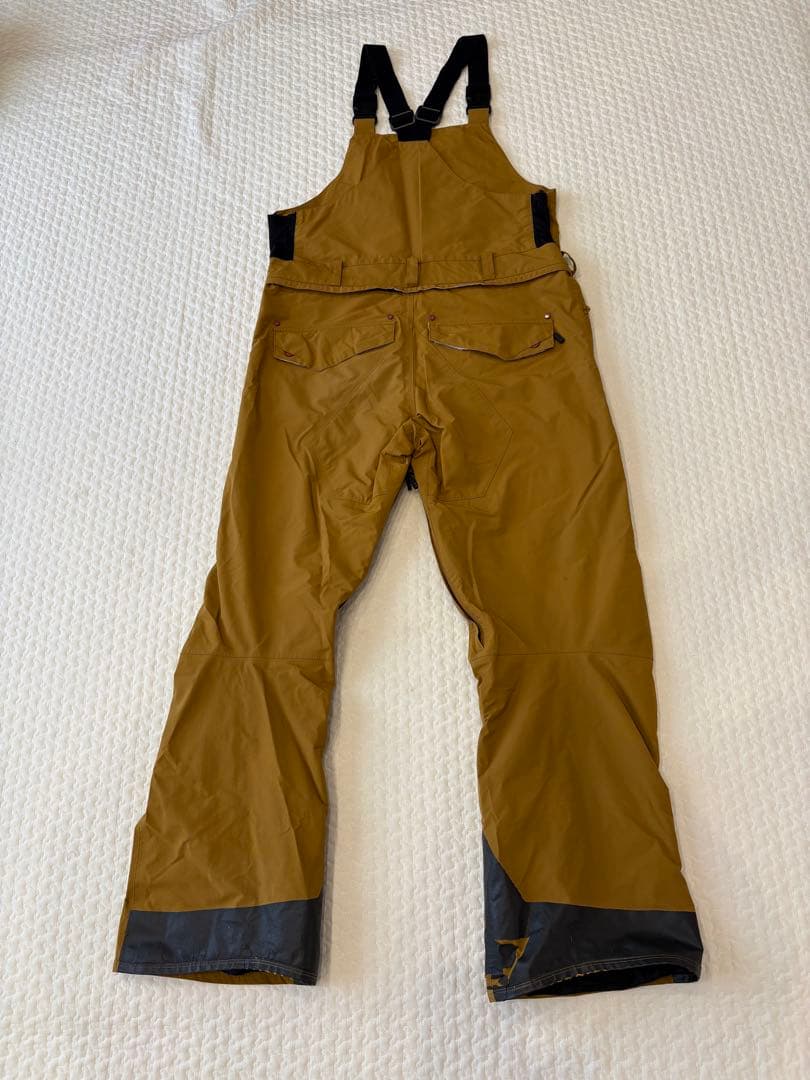 VOLCOM GORE-TEX ビブパンツ 防水オーバーオール ブラウン