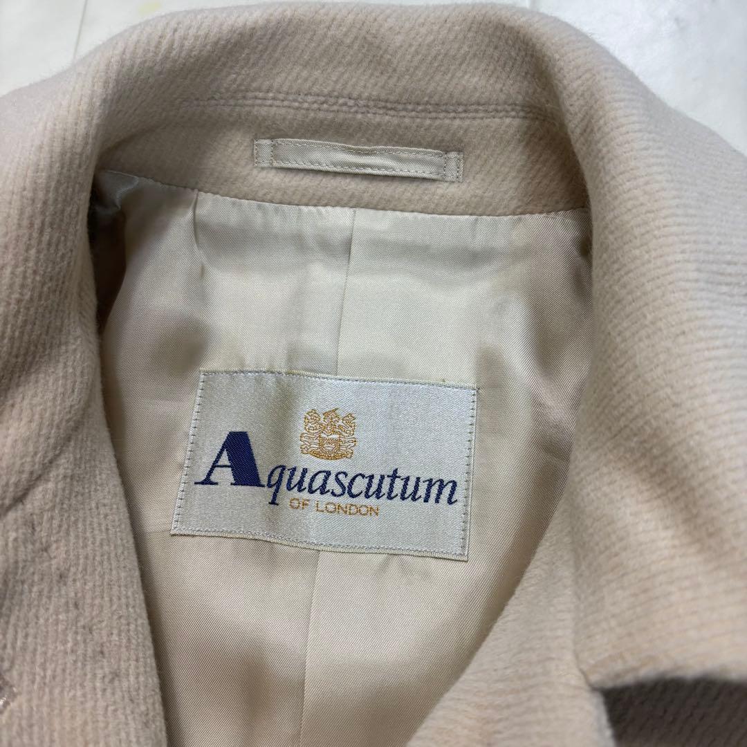 Aquascutum★美品★アンゴラウールロングコート