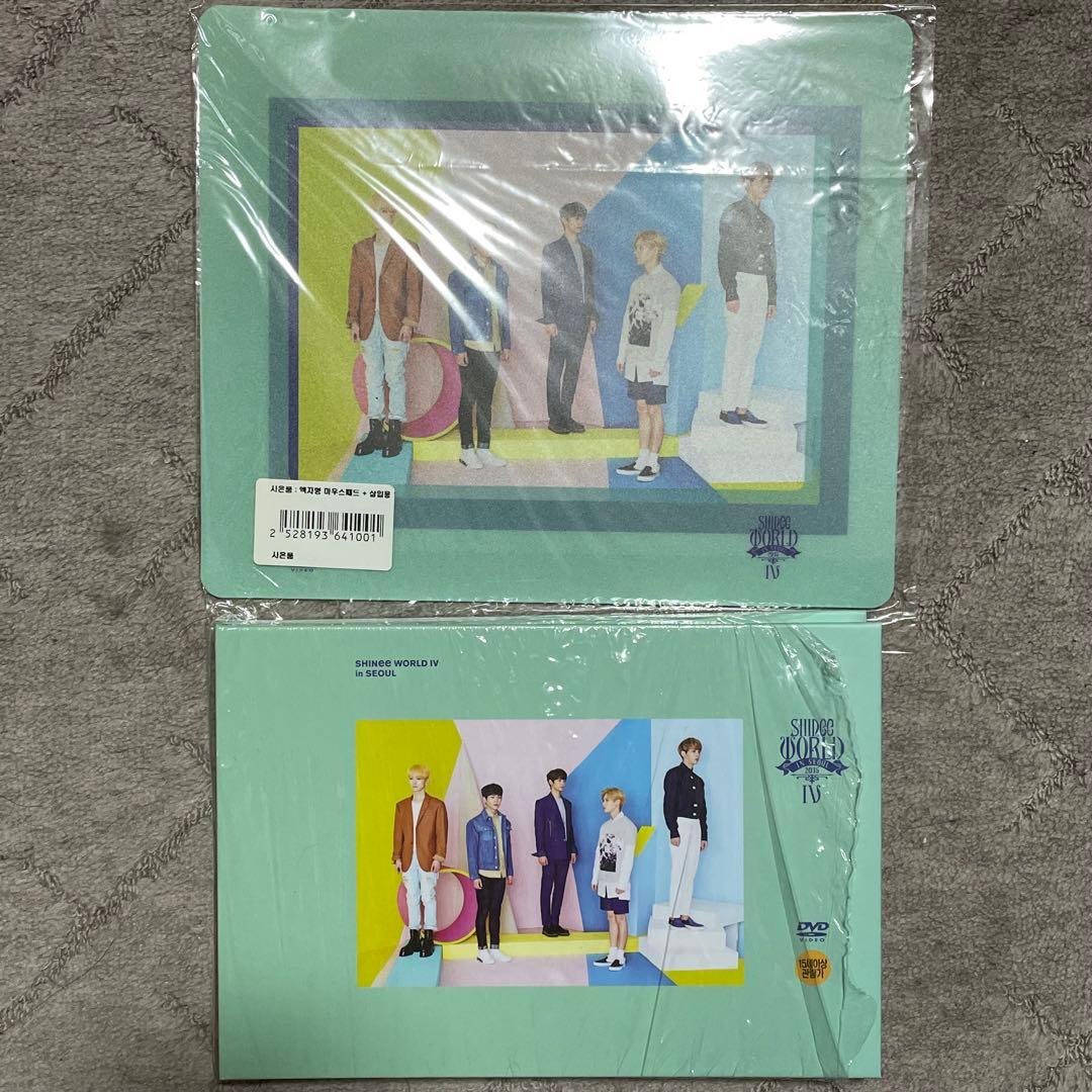 SHINee WORLD Ⅳ DVD &マウスパッド(韓国での購入品)