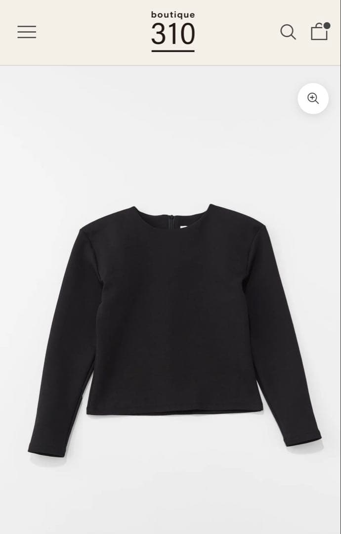 boutique310 パワーウーマンスウェット 黒