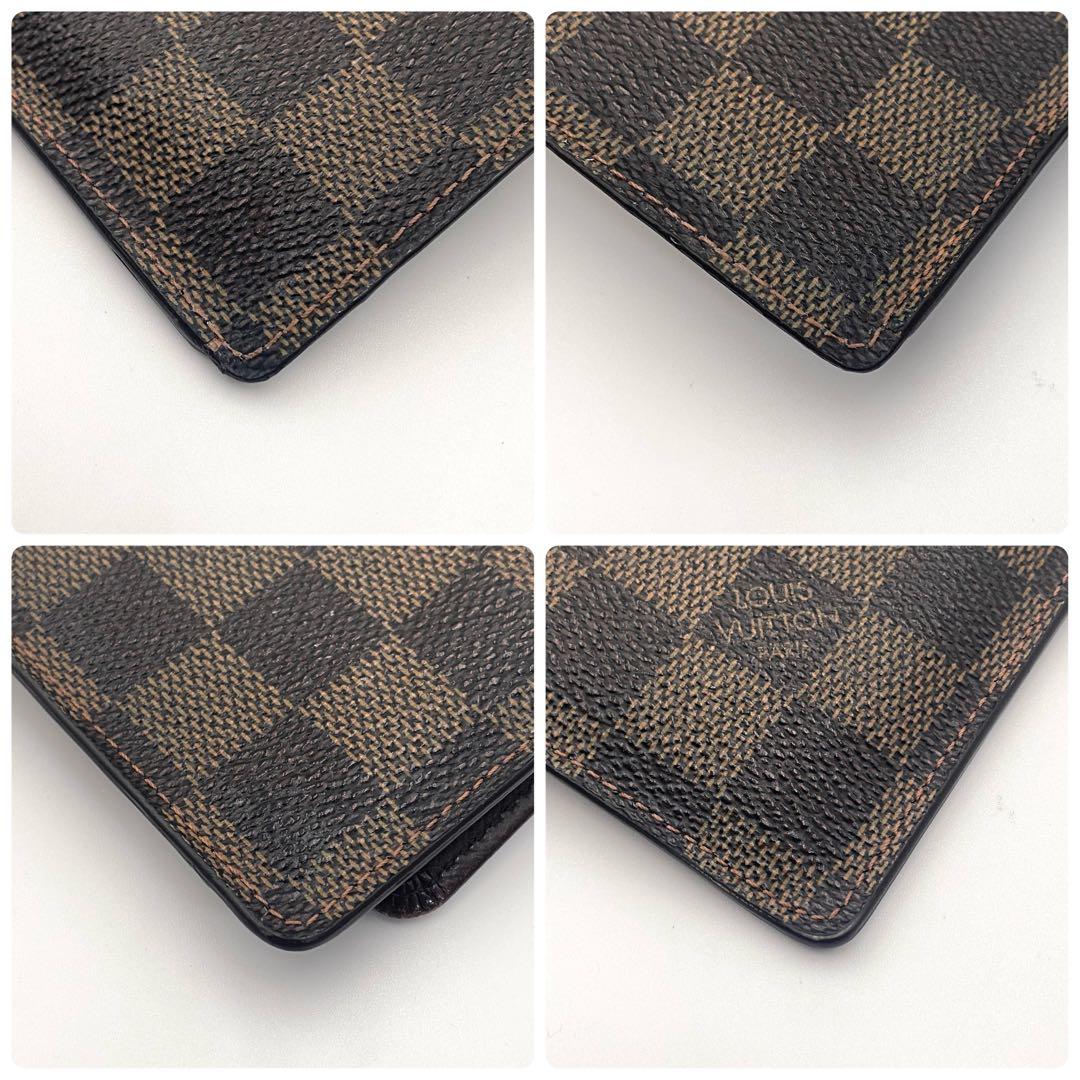 ルイヴィトン ダミエ ダミエ柄 ポルトフォイユ フロリン メンズ 二つ折り財布