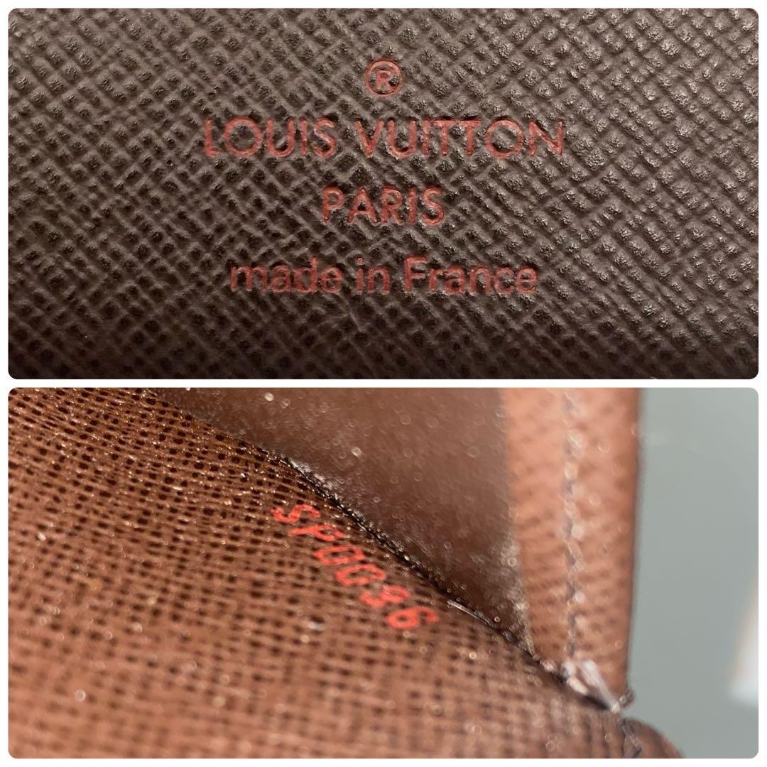 ルイヴィトン ダミエ ダミエ柄 ポルトフォイユ フロリン メンズ 二つ折り財布