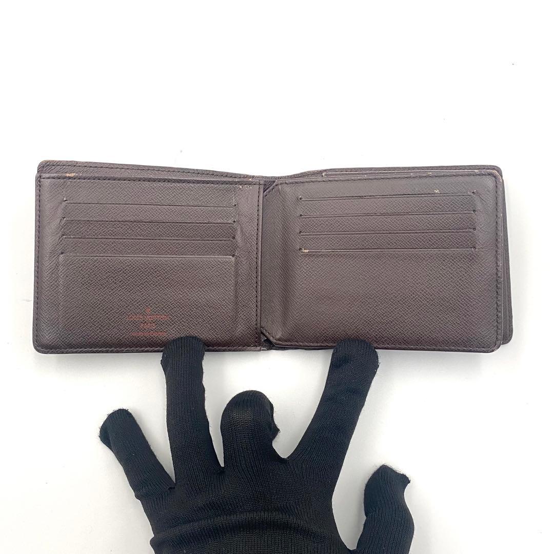 ルイヴィトン ダミエ ダミエ柄 ポルトフォイユ フロリン メンズ 二つ折り財布