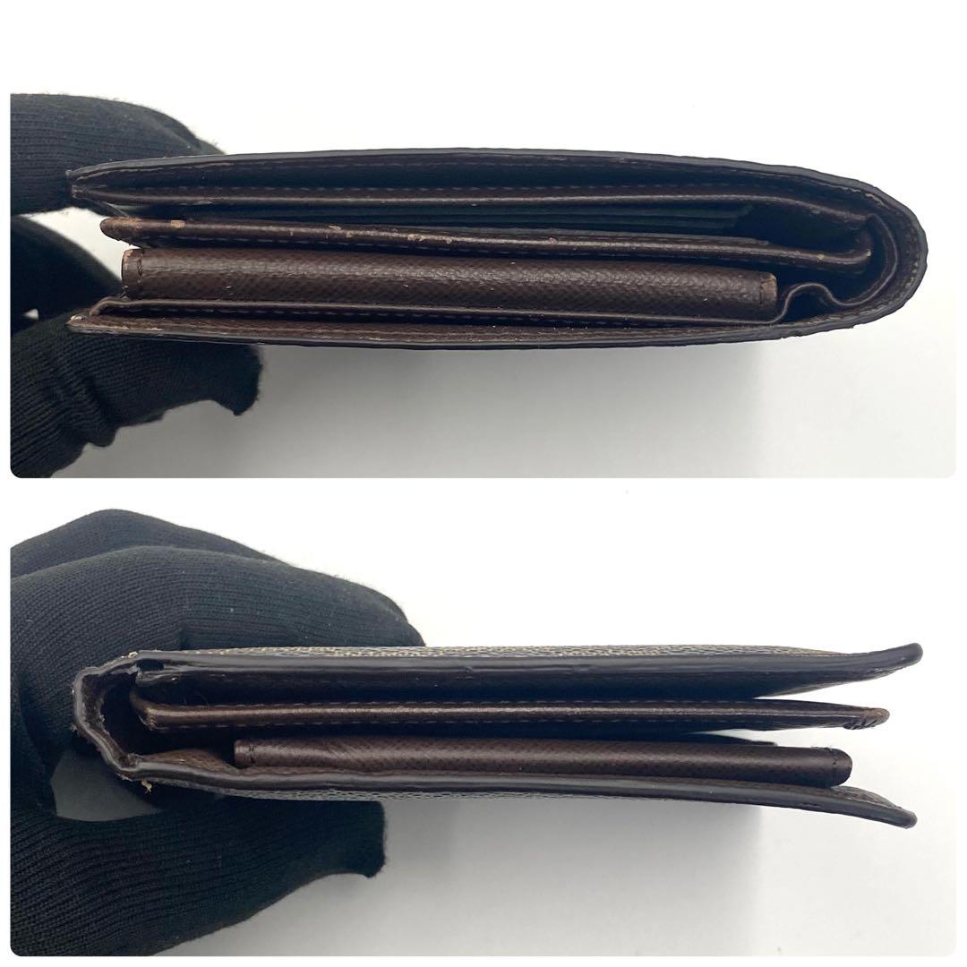 ルイヴィトン ダミエ ダミエ柄 ポルトフォイユ フロリン メンズ 二つ折り財布