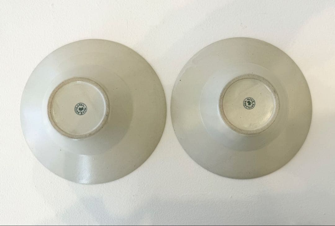 【美品】ミナペルホネン　タンバリン　深皿　スープ皿　2枚セット