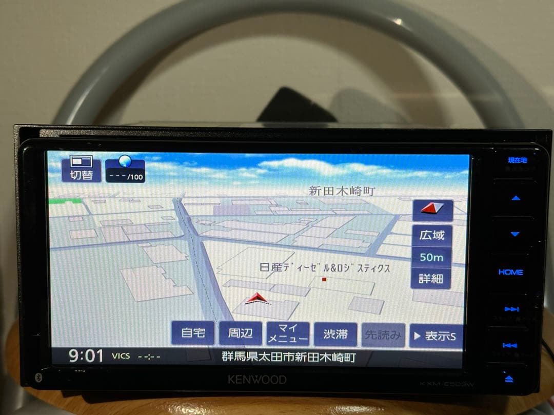 スズキ純正ナビ KXM-E503WS ケン ウッド地図デター2017