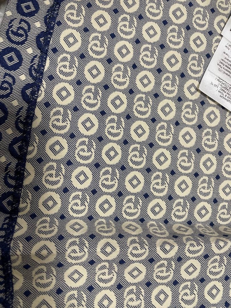 GUCCI 半袖ワンピース ネイビー