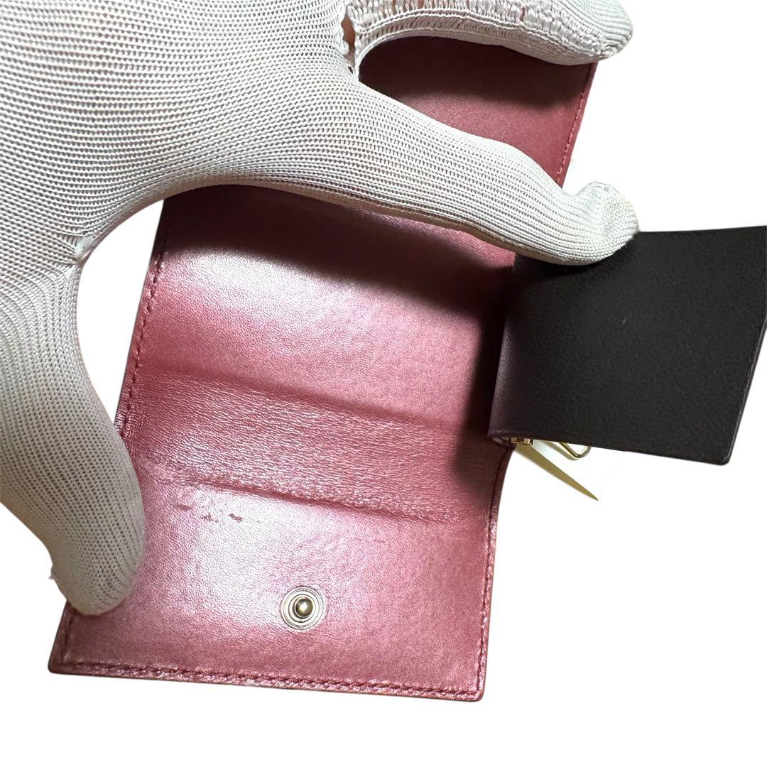 新品未使用　GUCCI グッチ シマ　6連キーケース エナメル