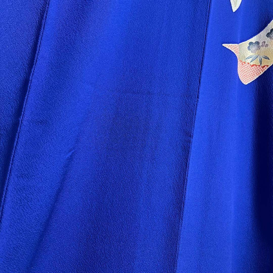 【新品未使用・仕立上・正絹】振袖－４＜金銀彩柄・ぼかし染め＞丈１５７㎝　裄６３㎝