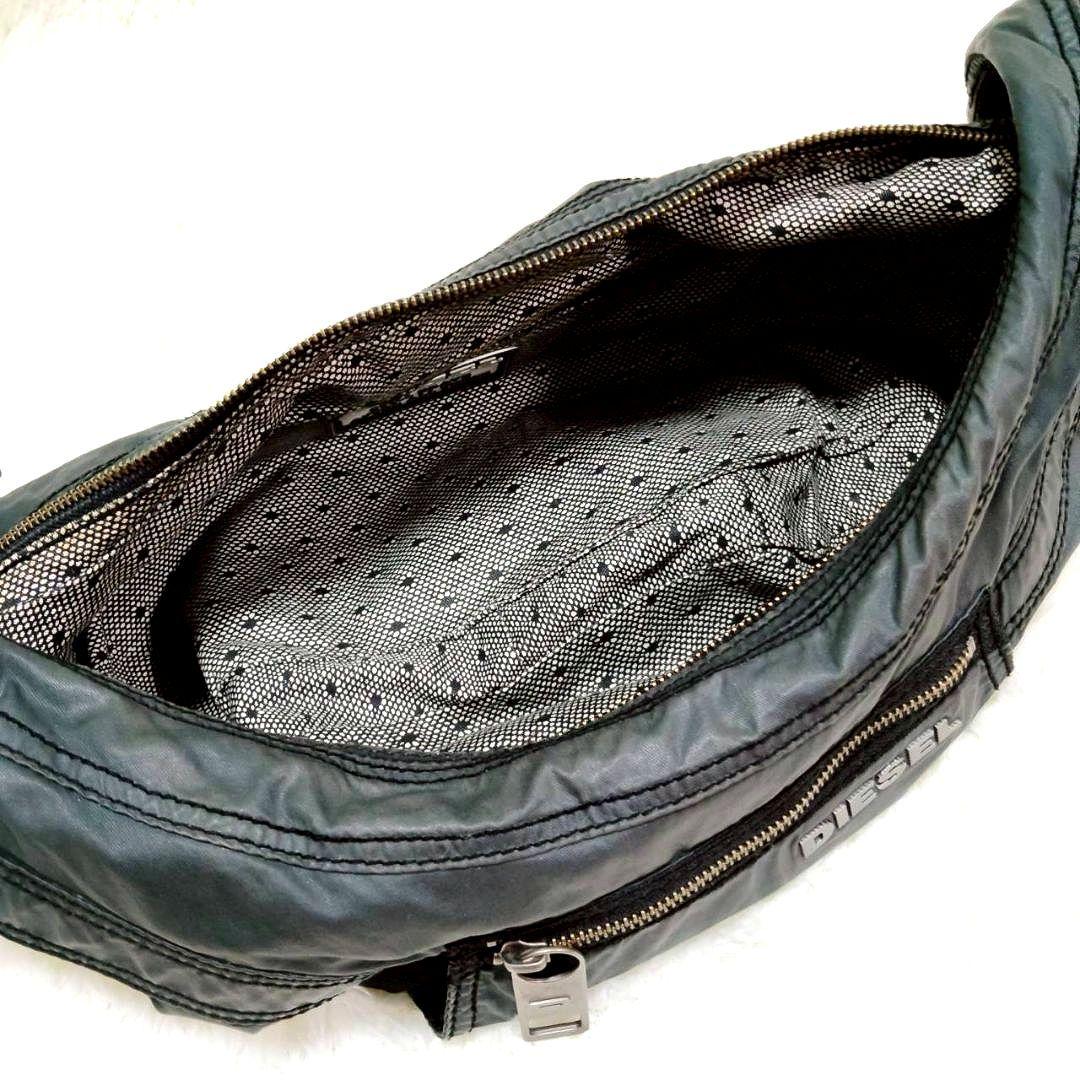 DIESEL y2k 00s archive ハーフムーン 三日月バッグ グレー